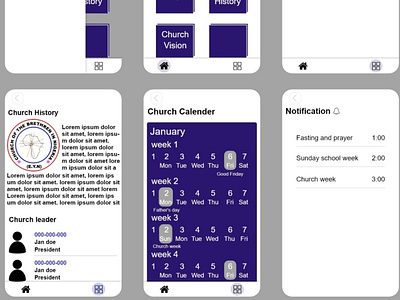 Church App UI/UX design as client requirements by Shihab Shariar on ...