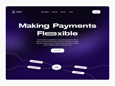 Payment SAAS Landing Page branding hero section landing page product page saas startup ui web design