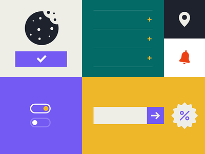 Popup Websites - cover adobe xd colors design icons minimal palette
