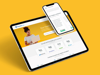 HealthLine - Landing Page