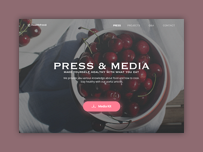 Daily UI #051 Press Page