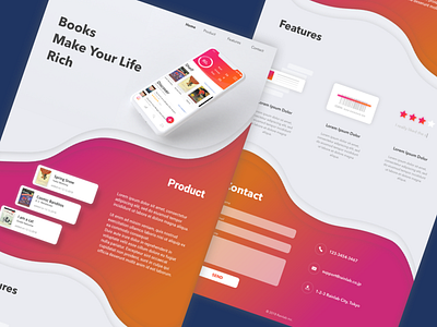 Book App Landing Page