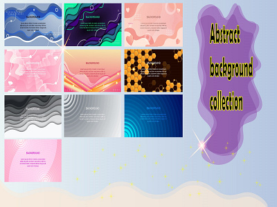 Abstract background collection abstract background design graphic design illustration vector
