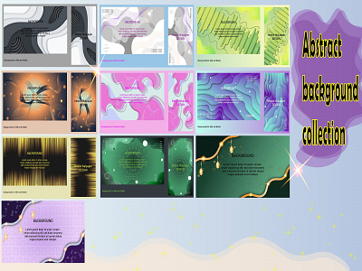 Abstract background collection abstract background graphic design vector