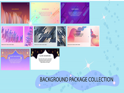 Background Package Collection abstract background branding design graphic design illustration logo ui ux vector