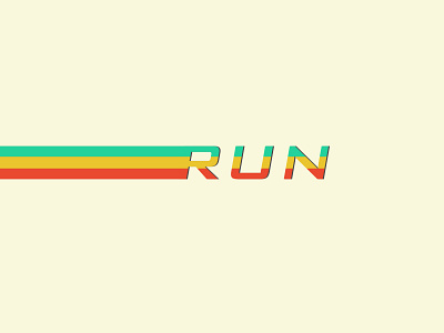 run branding design graphic design icon illustration logo typography