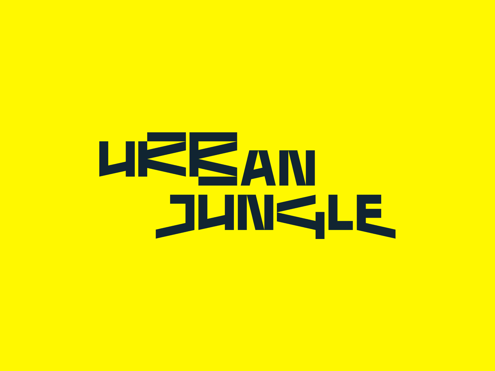 Urban Jungle animals animation bold brand identity branding bright colourful exotic fffabs fortnight illustration jbdotco logo logotype pet playful typography