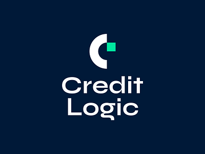CreditLogic Logo brand identity branding colourful fortnight green illustration jbdotco logo logo design logotype typography