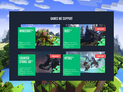 PlayerLands branding colourful esports fortnight gaming illustration jbdotco logo minecraft ui ux web