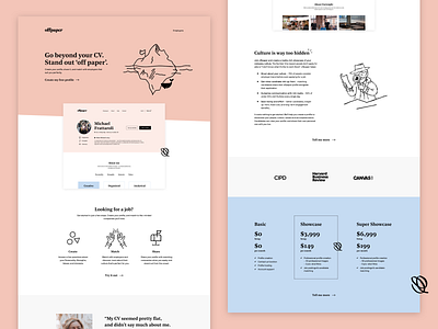 offpaper Landing Page
