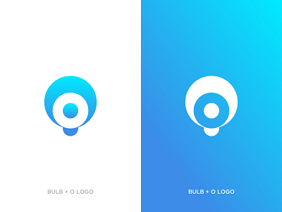 Bulb + O logo branding bulb bulblogo design icon illustration logo logodesign o ologo typography vector