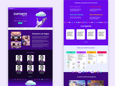 Empower website branding modern tech web design website