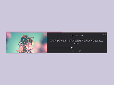 003 - Deftones | Prayers/Triangles app deftones light music pastel photo player ui