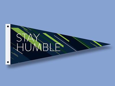 Humble Pennant flag oxfordpennant pattern pennant sports