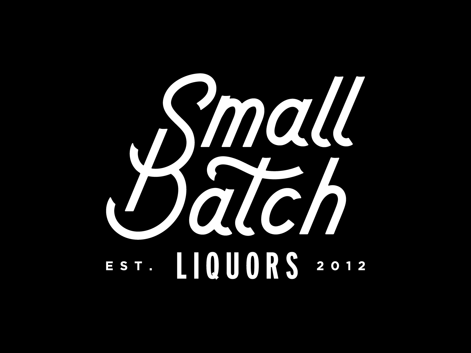 Small Batch Liquors Logotype by William Johnston on Dribbble