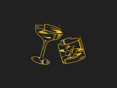 Cheers cheers cocktails illustration