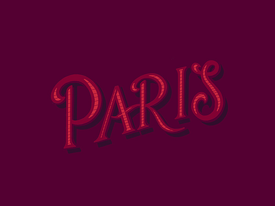 Paris custom type grid builder hand drawn ipad lettering paris procreate