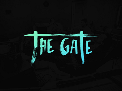 The Gate logo band gate jazz lettering logo music rock the gate typography