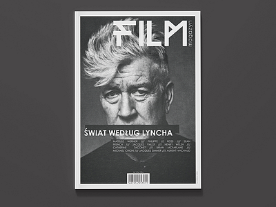 Film Magazine cover article book cover david lynch editorial film magazine page twin peaks