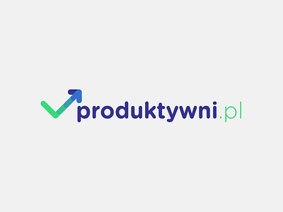 produktywni.pl logo blue green logo logo design logodesign productivity