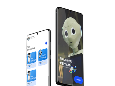 mRemote Humanoid Remote androidapp app design ui
