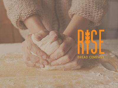 Rise Bread Co. baking bread logo rise