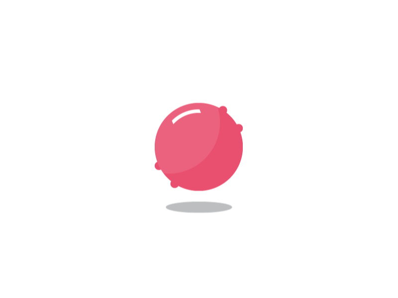 Piggy Bank Logo animation balloon branding bubble circle gif levitating money pig pink savings shadow