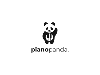 PianoPanda app logo design brand design brand identity branding brandmark corporate branding custom logo design flat design graphic design icon icon design identity designer illustration logo logo design logomark logotype minimal logo symbol website logo design