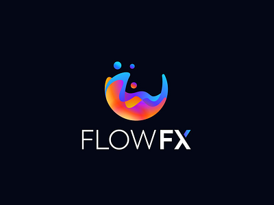 Logo for FlowFX brand design brand identity branding brandmark custom logo design design flat design graphic design illustration logo