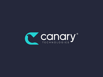 Canary Tech brand design brand identity branding brandmark custom logo design design flat design graphic design illustration logo