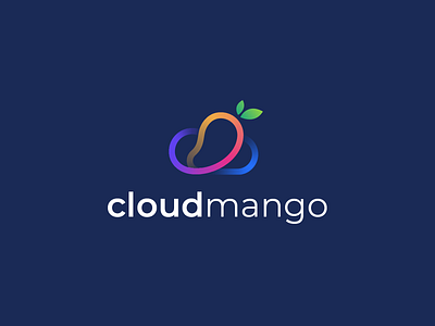 Cloud Mango logo concept brand design brand identity branding brandmark custom logo design design flat design graphic design illustration logo