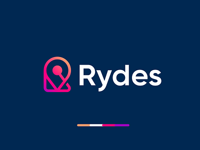 Logo concept for Rydes brand design brand identity branding brandmark custom logo design design flat design graphic design illustration logo