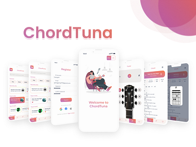 ChordTuna #ChordApp chord dailyui design guitar mobile app ui