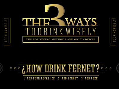 How Drink? desing drink gold graphic desing inphography poster typography