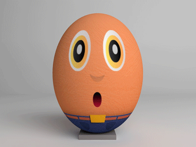 Happy Easter? 3d animation cgi character design easter egg gif illustration render