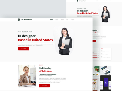 Portfolio Website Ui graphic design protfolio resume ui xd