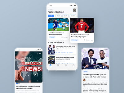 News App UI Design