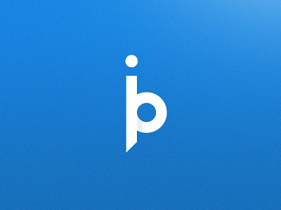 JB Monogram blue jb logo logo mark mark minimalist monogram simple white