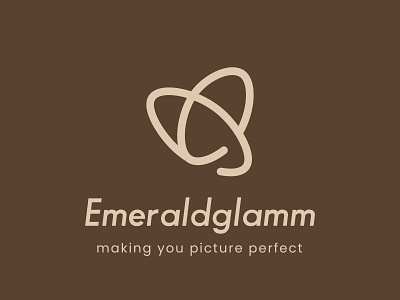 EmeraldGlamm - Design process branding design graphic design logo typography vector