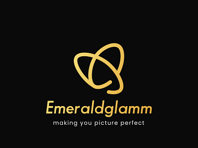 EmeraldGlamm - Design process branding design graphic design logo vector