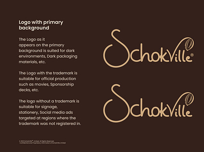 Schokville - Brand Identity branding design graphic design logo vector