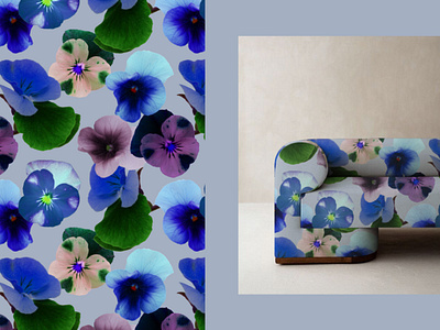 Surface pattern design - Dreamy Viola color design design interior pattern design photoshop surface pattern design textile design