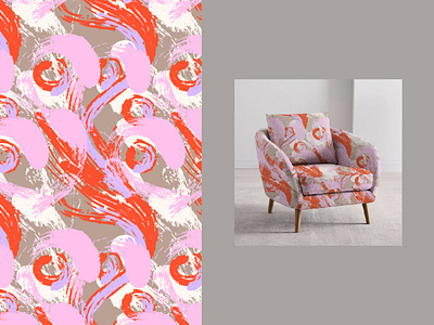 Surface pattern design - Sweet Twirls