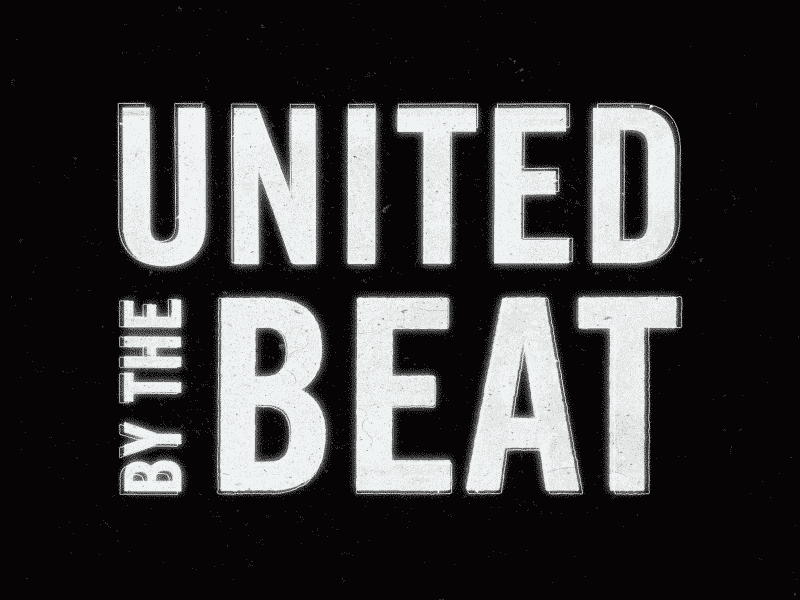 United By The Beat after effects black and white film grain grunge texture united by the beat