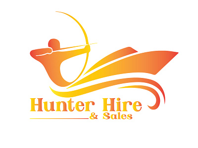 Hunter Logo branding design graphic design illustration logo photoshop