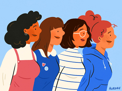 Women's Day 💪🏻 character character design design drawing girl illustration ipad palette procreate woman women women empowerment womens day