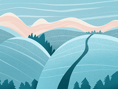 Montagnes digital holidays illustration illustration art montagnes montain montains painting procreate ski travel