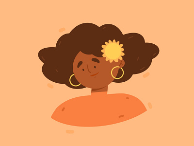 Summer time ☀️ character character design design drawing girl happy holidays illustration illustrations illustrator ipad orange palette procreate summer summertime sun woman