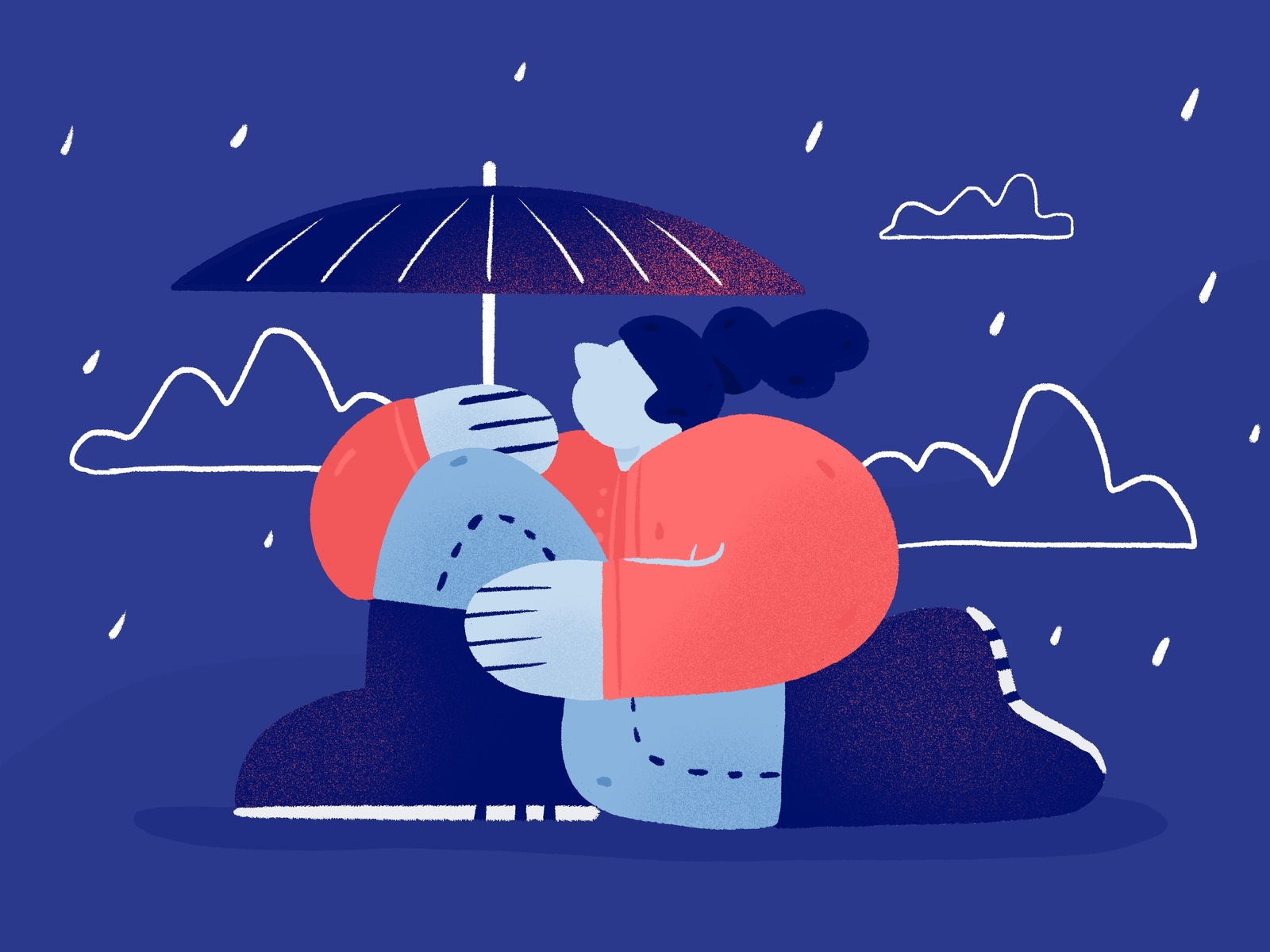 rainy-day-by-aurore-bay-on-dribbble