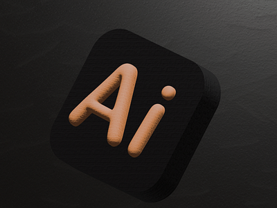 Ai icon 3d ai animation app branding design graphic design icon illustration logo motion graphics typography ui ux vector